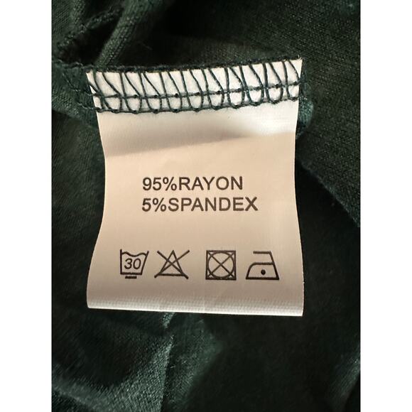 Locryz Green Knot Front‎ T-Shirt Dress | Size Small-NWT - Picture 5 of 6